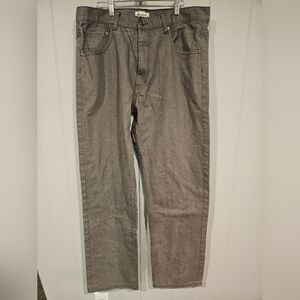 Member’s Property Men’s Light Gray Jeans 38x34 (Measure 36x33) Straight Leg